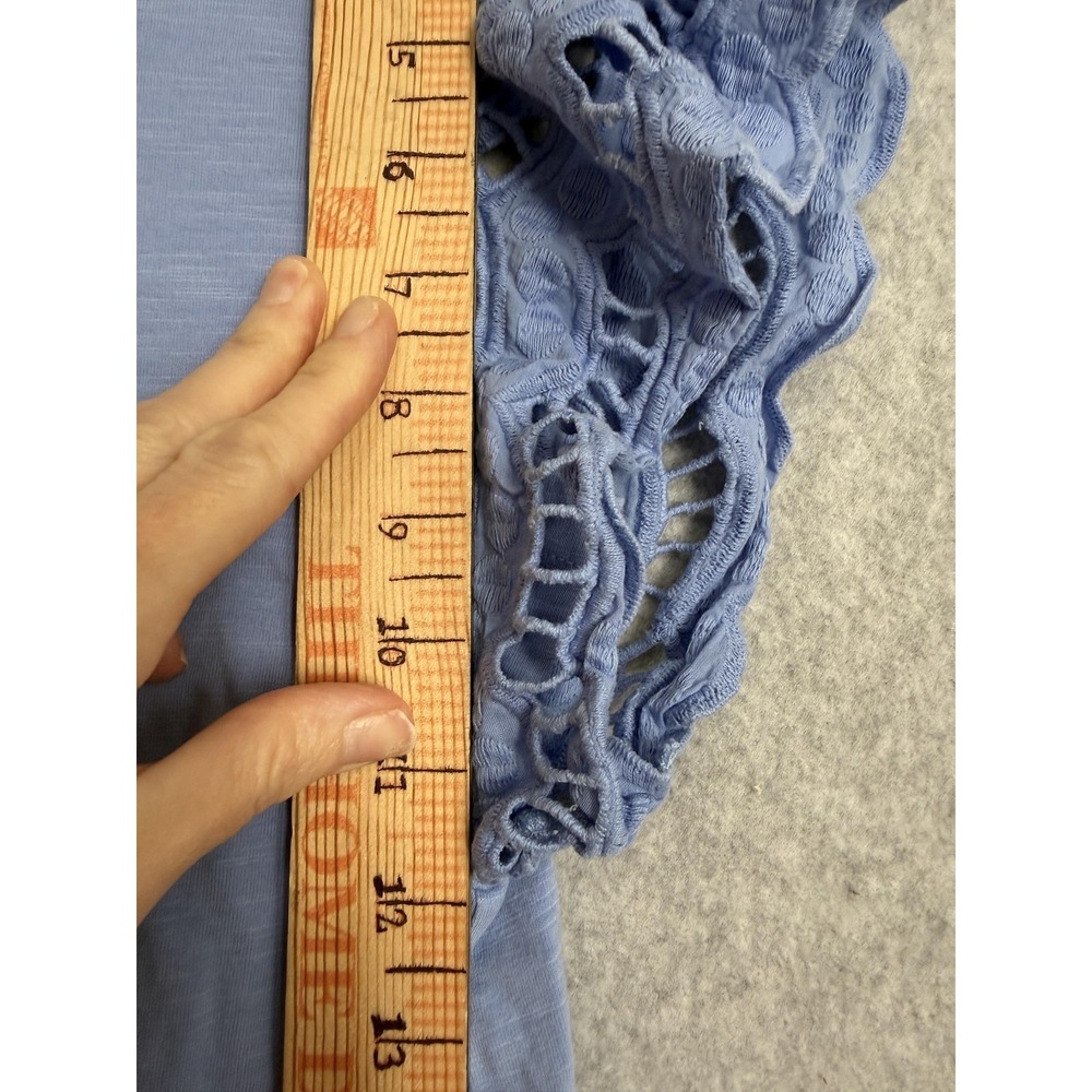 Matilda Jane Dress Girls 12 Blue Flutter Sleeve Knit T-Shirt Casual‎ Knee Length - Picture 5 of 14